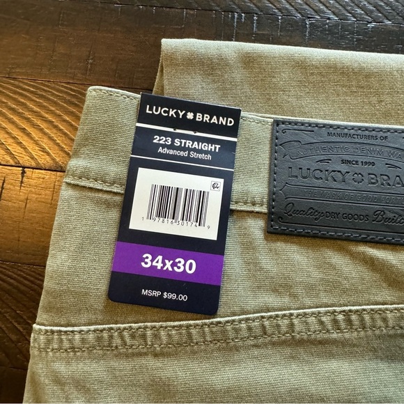 Lucky Brand Straight Fit Five Pocket Pant 30” inseam - Picture 7 of 7